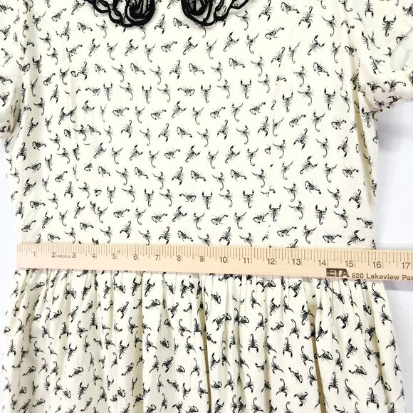 Penny Dreadful Scorpion Dress Lace Collar Size Large Mini - Picture 6 of 16